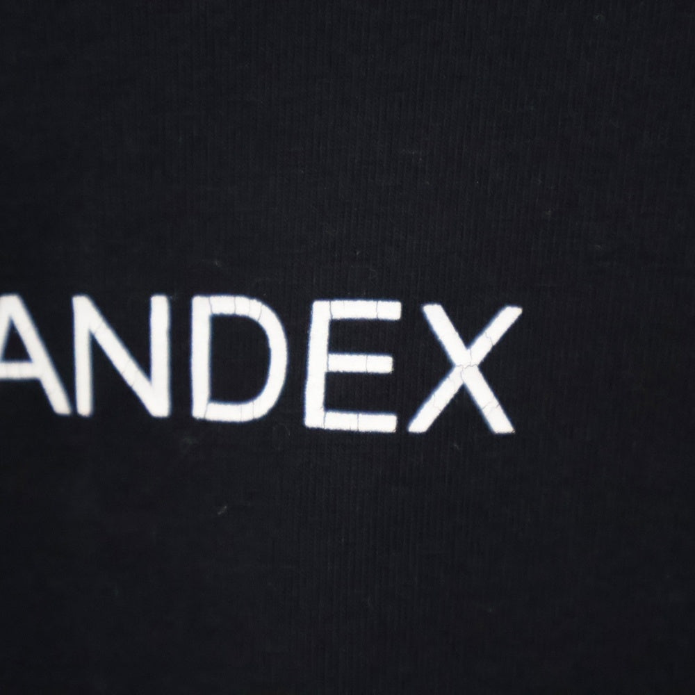 BALENCIAGA(バレンシアガ) SPANDEX LOGO L/S TEE スパンデックスプリント コットンストレッチ クルーネック 長袖Tシャツ カットソー ブラック 470125 TVK09