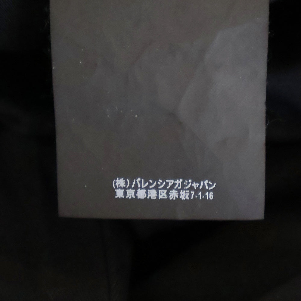 BALENCIAGA(バレンシアガ) SPANDEX LOGO L/S TEE スパンデックスプリント コットンストレッチ クルーネック 長袖Tシャツ カットソー ブラック 470125 TVK09