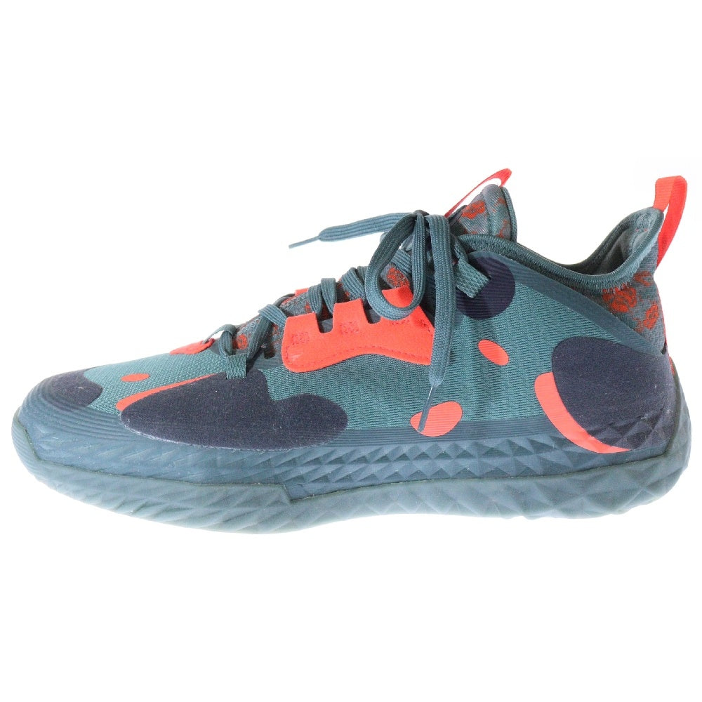 adidas(アディダス) HARDEN VOL.5 FLORAL ハーデン フローラル ローカットスニーカー グリーン/オレンジ US10/28.0cm FZ1082