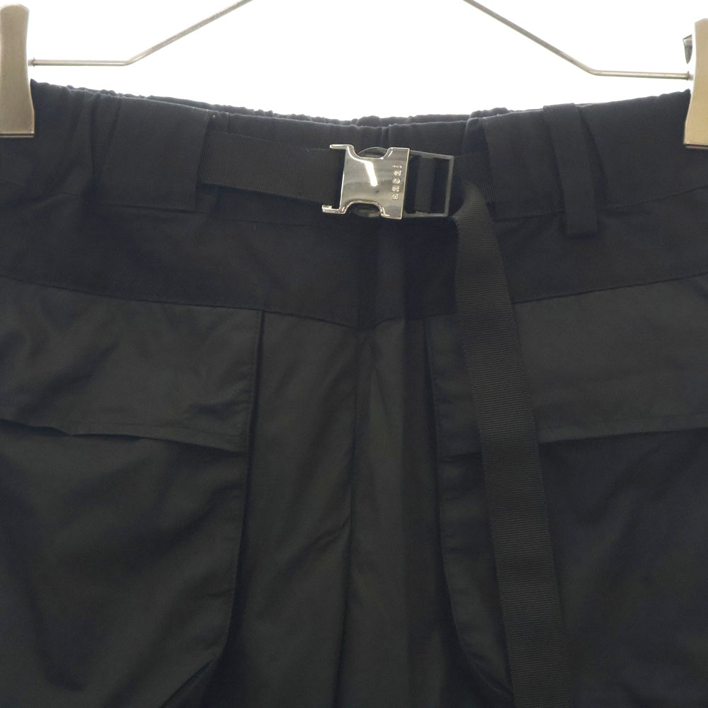Sacai(サカイ) 22SS Grosgrain Mix Pants グログランミックスパンツ ブラック 22-05919
