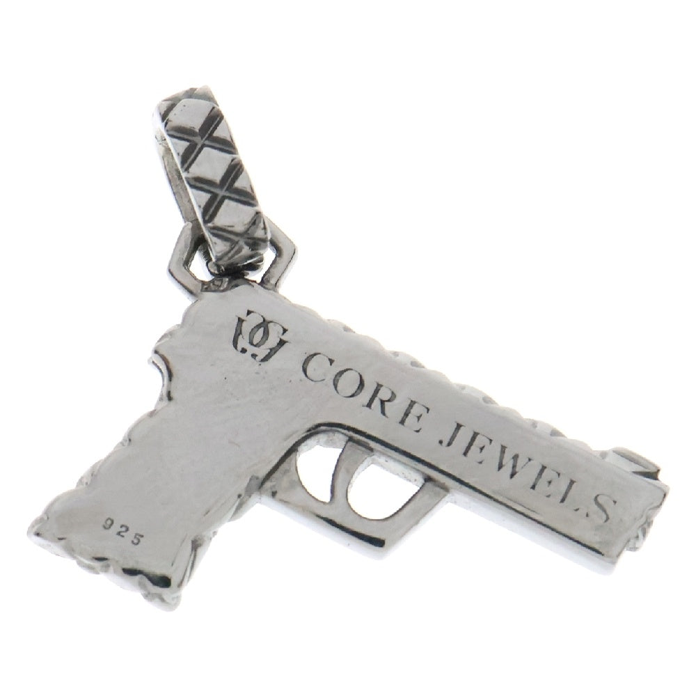CORE JEWELS(コアジュエルス) ピストルモチーフ ネックレストップ ペンダント シルバー 4DC-M45-CH-SV
