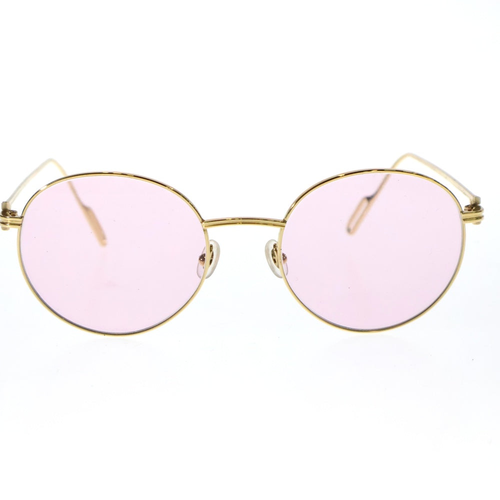 Cartier(カルティエ) シグネチャーC ドゥカルティエ ゴドロンモチーフ ボストンメガネ 眼鏡 ゴールド CT0249S-003