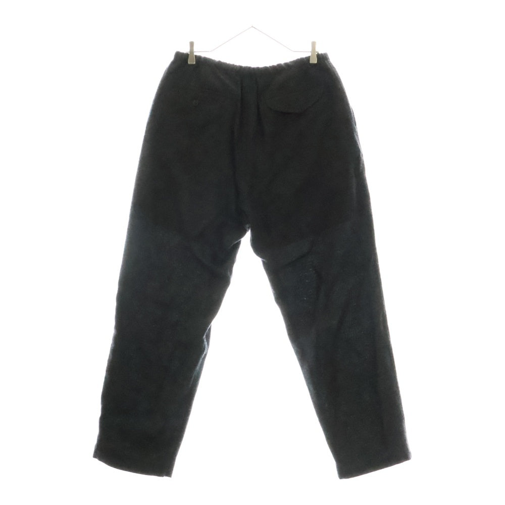COMOLI(コモリ) 23AW カシミア ドローストリング イージーパンツ ダークグレー Y03-03006