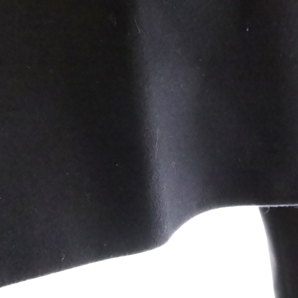 COMOLI(コモリ) LIGHT MELTON PIPED STEM PANTS ライトメルトン ウール パイプドステム スラックスパンツ ブラック A03-03019