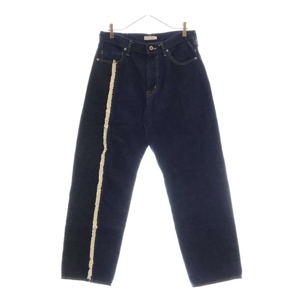 ROTOL(ロトル) 22AW FRANKEN 6POCKETS DENIM フランケン 切替デザイン 6ポケット ワイドフィット デニムパンツ インディゴ R22WPSK07