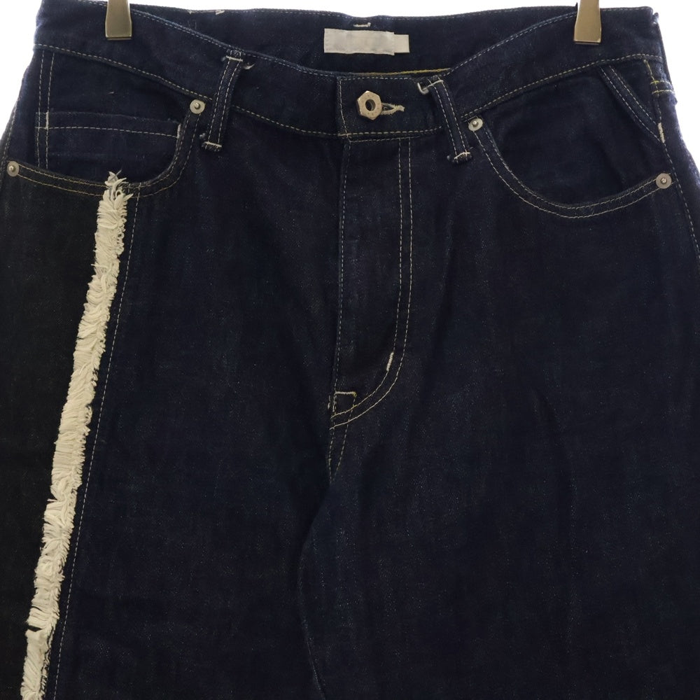ROTOL(ロトル) 22AW FRANKEN 6POCKETS DENIM フランケン 切替デザイン 6ポケット ワイドフィット デニムパンツ インディゴ R22WPSK07