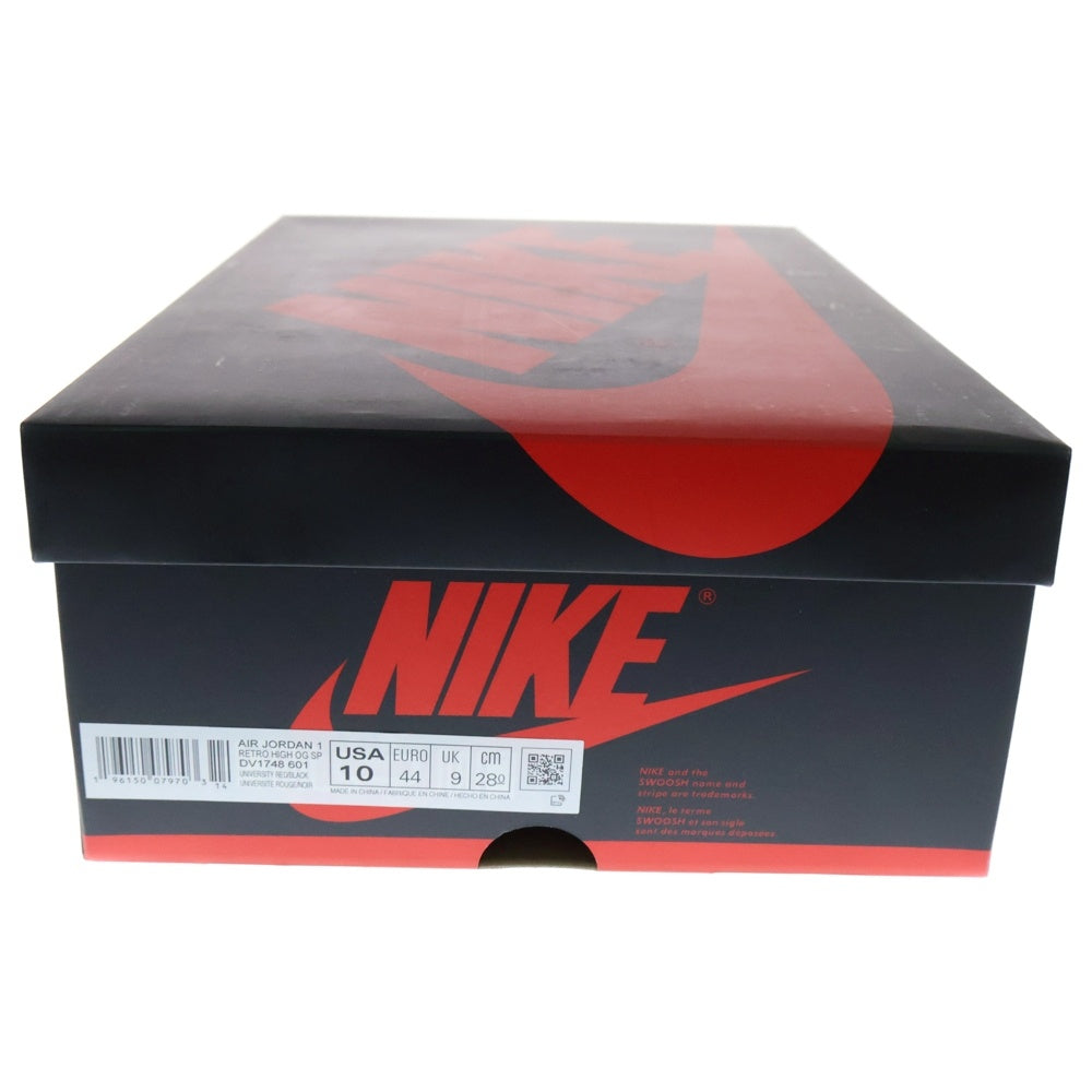 NIKE(ナイキ) AIR JORDAN 1 HIGH OG SP エアジョーダン1 ネクストチャプター ハイカットスニーカー ホワイト/レッド US10/28cm DV1748-601