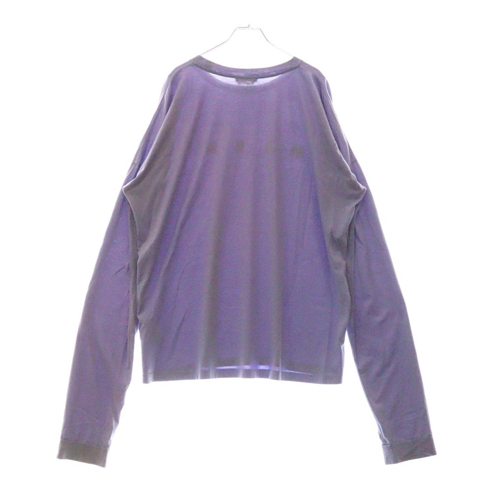 MARNI(マルニ) ロゴプリント ロングスリーブカットソー 長袖Tシャツ ブルー HUMU0169P0