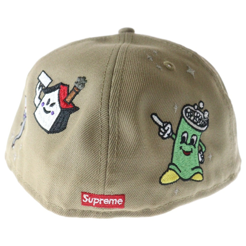 SUPREME(シュプリーム) 22SS×NEW ERA Characters S Logo ニューエラ キャラクターズ Sロゴデザイン ベースボール キャップ 帽子 ブラウン