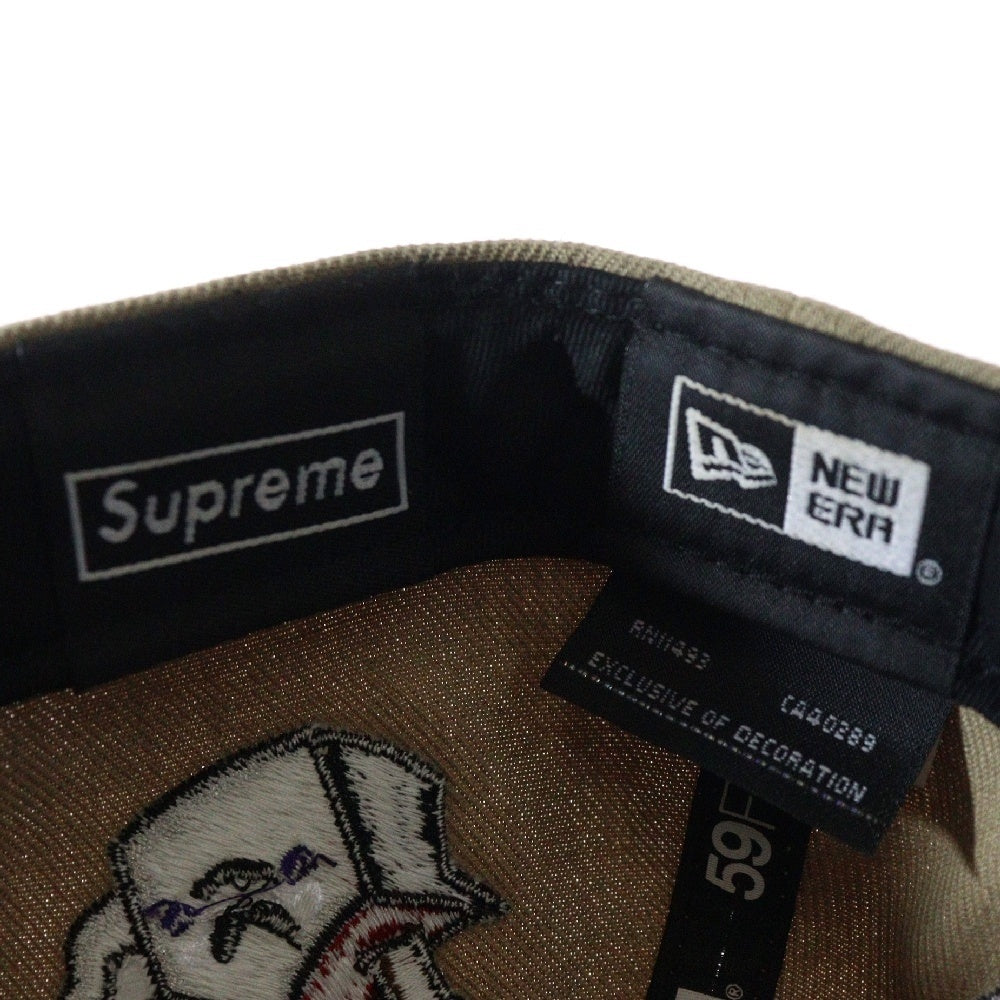 SUPREME(シュプリーム) 22SS×NEW ERA Characters S Logo ニューエラ キャラクターズ Sロゴデザイン ベースボール キャップ 帽子 ブラウン