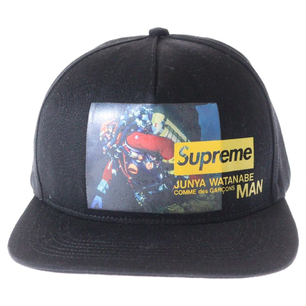 SUPREME(シュプリーム) 21AW×JUNYA WATANABE COMME des GARCONS MAN 5Panel CAP ジュンヤワタナベ コムデギャルソン マン 5パネル キャップ ブラック