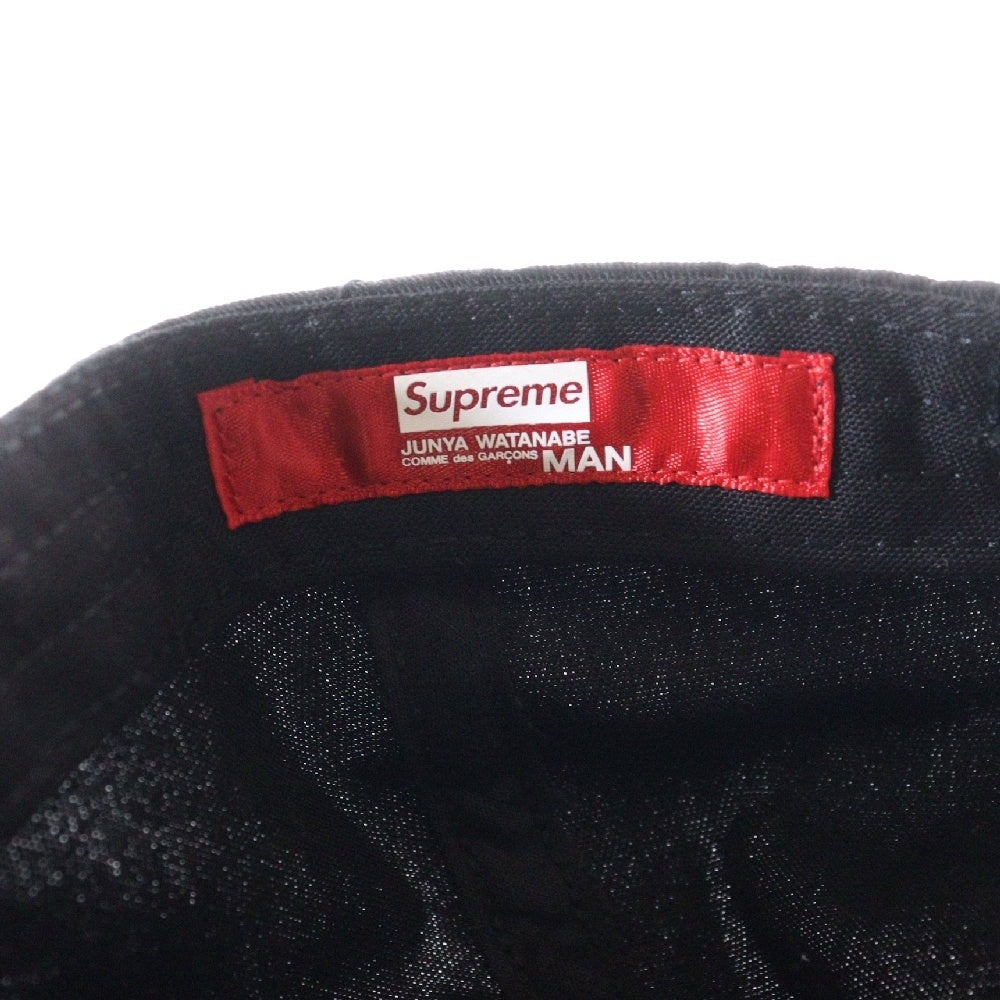 SUPREME(シュプリーム) 21AW×JUNYA WATANABE COMME des GARCONS MAN 5Panel CAP ジュンヤワタナベ コムデギャルソン マン 5パネル キャップ ブラック