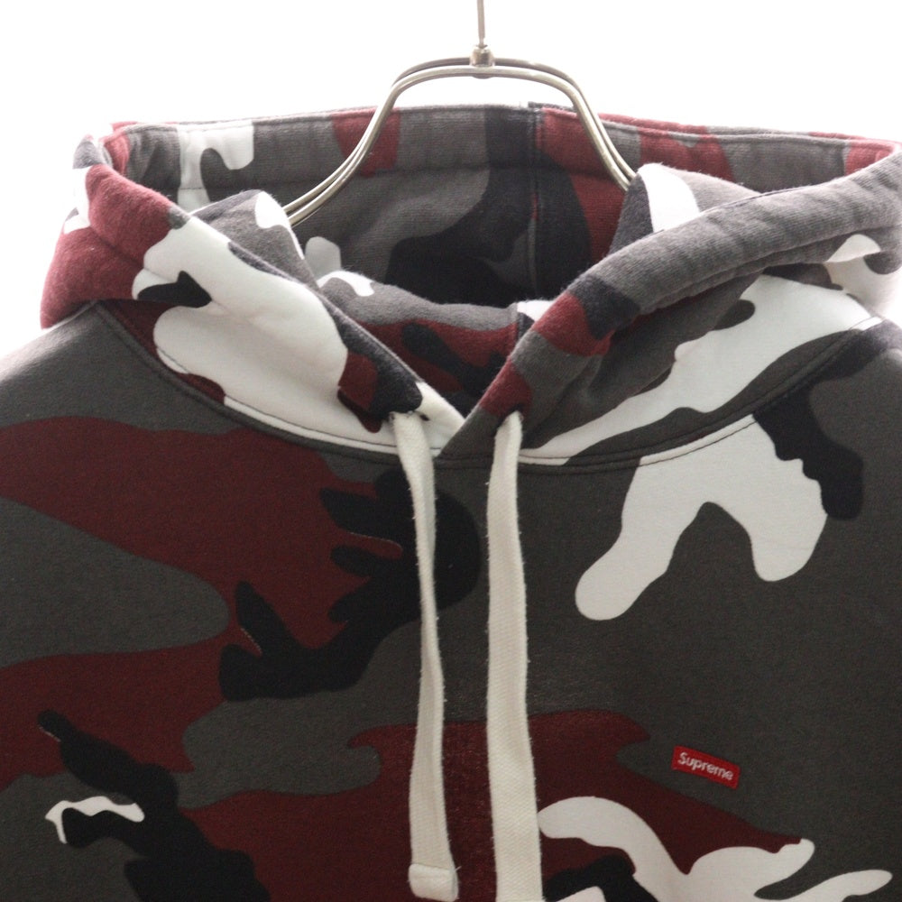 SUPREME(シュプリーム) 23AW Small Box Drawcord Hooded Sweatshirt スモール ボックス ドローコード カモ柄 プルオーバースウェットパーカー マルチ