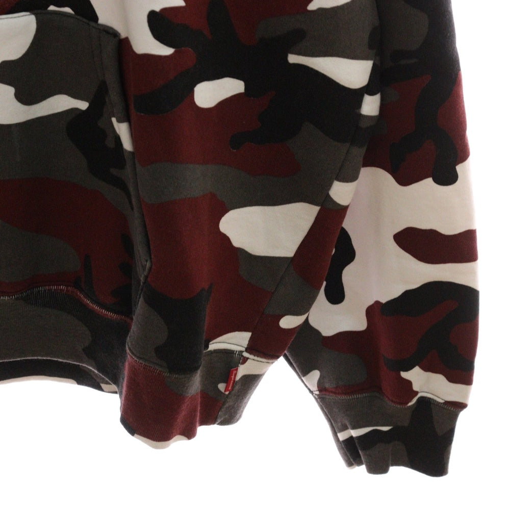 SUPREME(シュプリーム) 23AW Small Box Drawcord Hooded Sweatshirt スモール ボックス ドローコード カモ柄 プルオーバースウェットパーカー マルチ