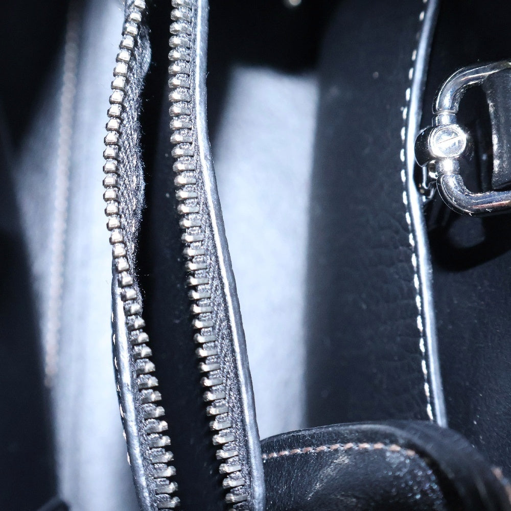 TOD'S(トッズ) Tタイムレス ミニ 2Way レザー ショルダーハンドバッグ ブラック レディース XBWAPAA9100QNKB999