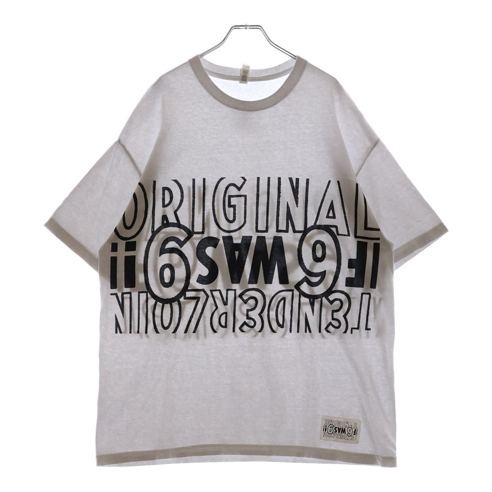 TENDERLOIN(テンダーロイン) TEE 3A ロゴプリント ショートスリーブカットソー 半袖Tシャツ ホワイト