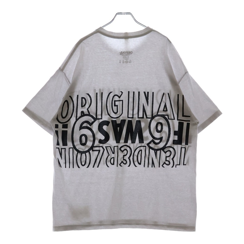TENDERLOIN(テンダーロイン) TEE 3A ロゴプリント ショートスリーブカットソー 半袖Tシャツ ホワイト