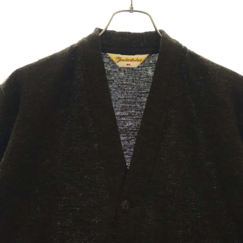 TENDERLOIN(テンダーロイン) T-RANK KNIT CARDIGAN ウールニット カーディガン ブラウン