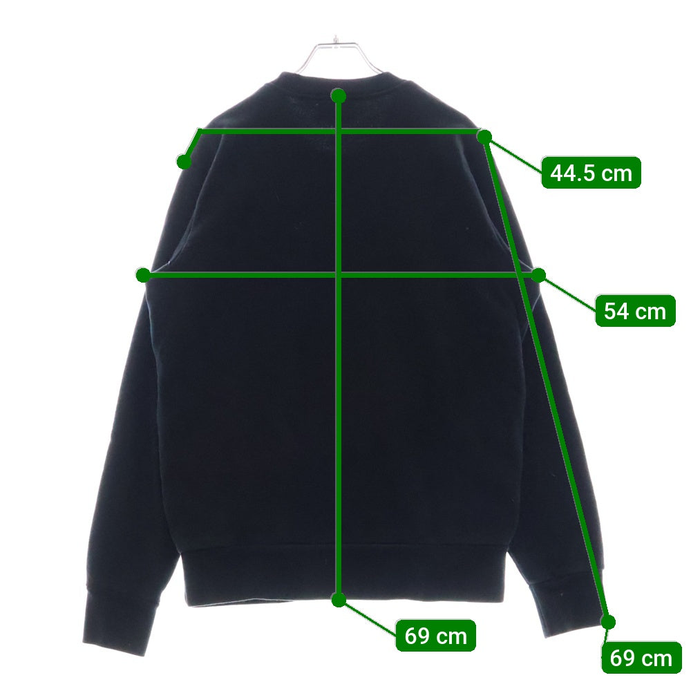 SUPREME(シュプリーム) 15AW Athletic Split Crewneck アスレチック スプリット クルーネックスウェットトレーナー ブラック/ブルー/レッド
