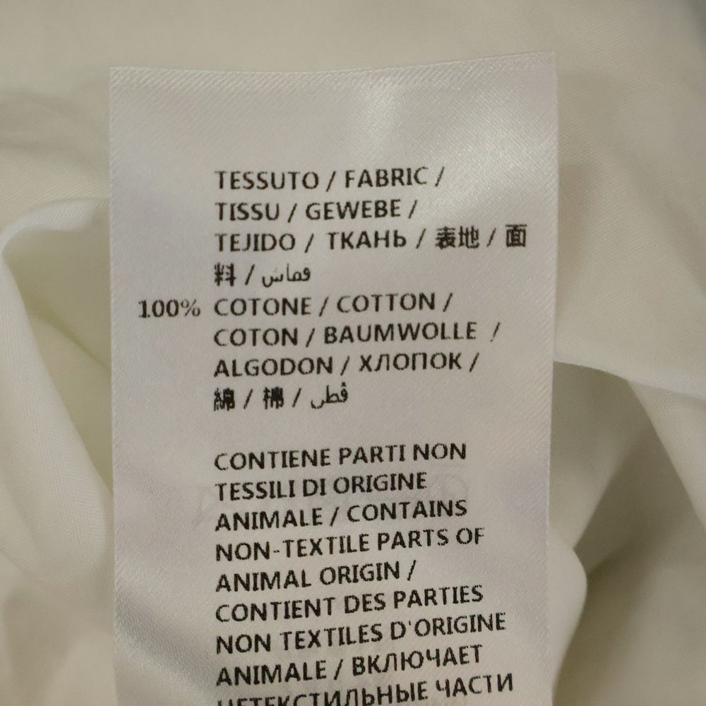 Alexander McQueen(アレキサンダーマックイーン) レギュラーカラー アンサンブル切り替え ロングスリーブ 長袖シャツ ブラック/ホワイト 515983