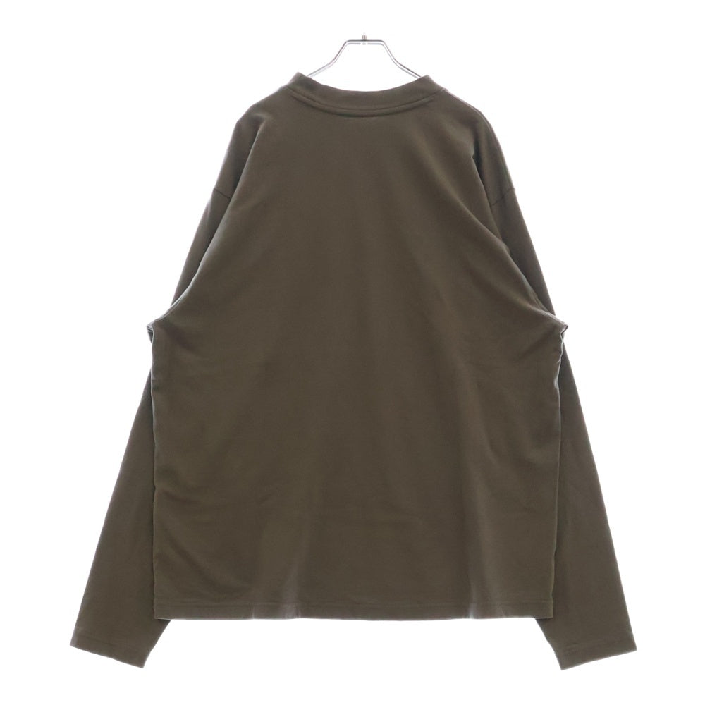 YEEZY GAP(イージーギャップ) クルーネック長袖Tシャツ カットソー グレー 537288-03-1