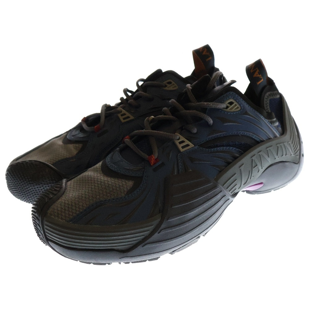 LANVIN(ランバン) Flash-X Sneakers フラッシュ エックス ローカットスニーカー ブルー/ブラック 22BR102