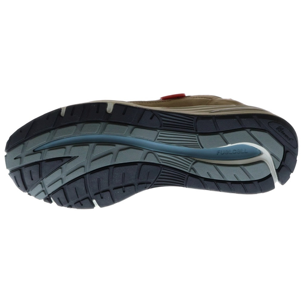 New Balance(ニューバランス) U991DL2 UA別注 メッシュ切替 スエード ローカットスニーカー シューズ ベージュ/グリーン US9/27cm