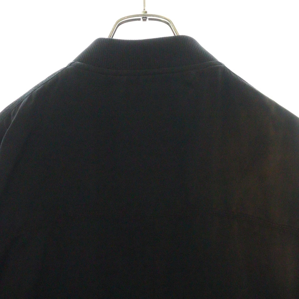 DIESEL(ディーゼル) D-SARAN レーヨン ジップアップ ロングジャケット ブルゾン ブラック/ブラウン A11454