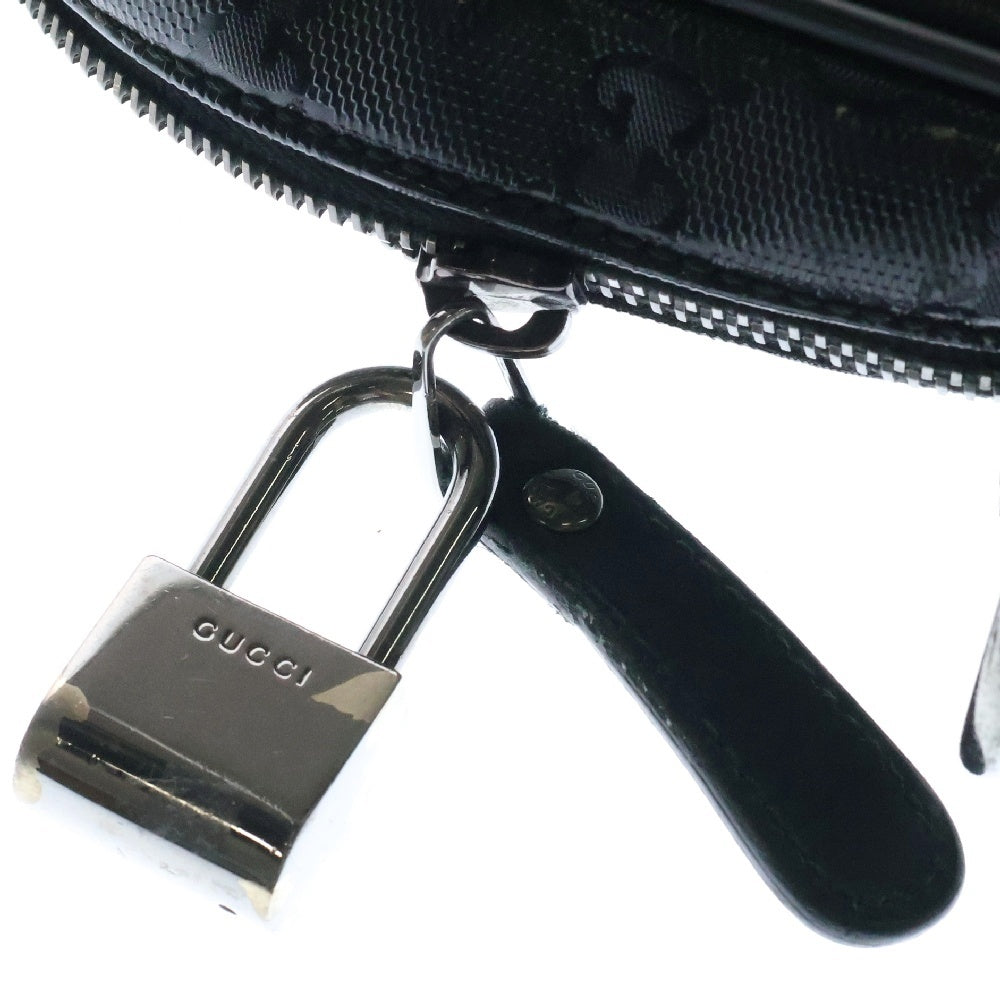 GUCCI(グッチ) GGインプリメ ディアメンテ ビジネス ハンドバッグ PVC レザー ブラック 208463