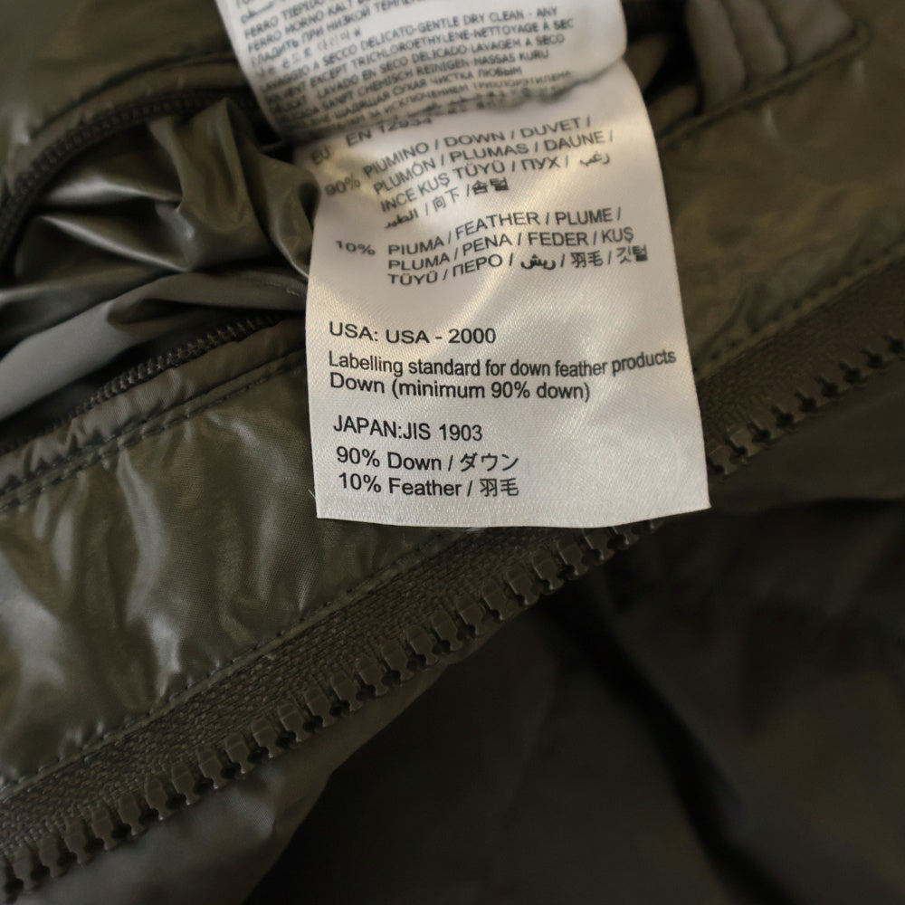 MONCLER(モンクレール) VERNET ヴェルネ ジップアップフーデッドダウンジャケット グレー 120914033700
