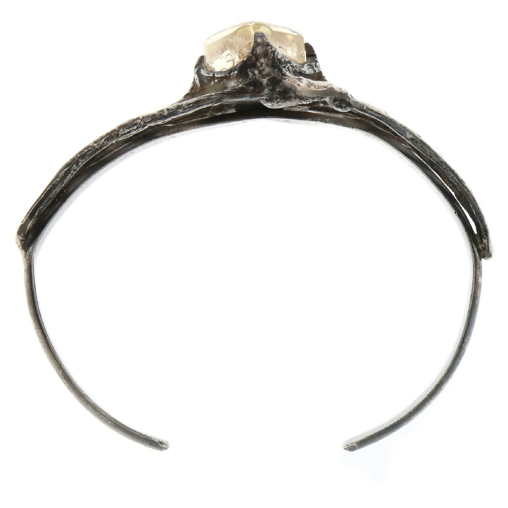MFM(エムエフエム) DIA BANGLE ダイヤ スパイダー バングル ブレスレット ピンク/シルバー