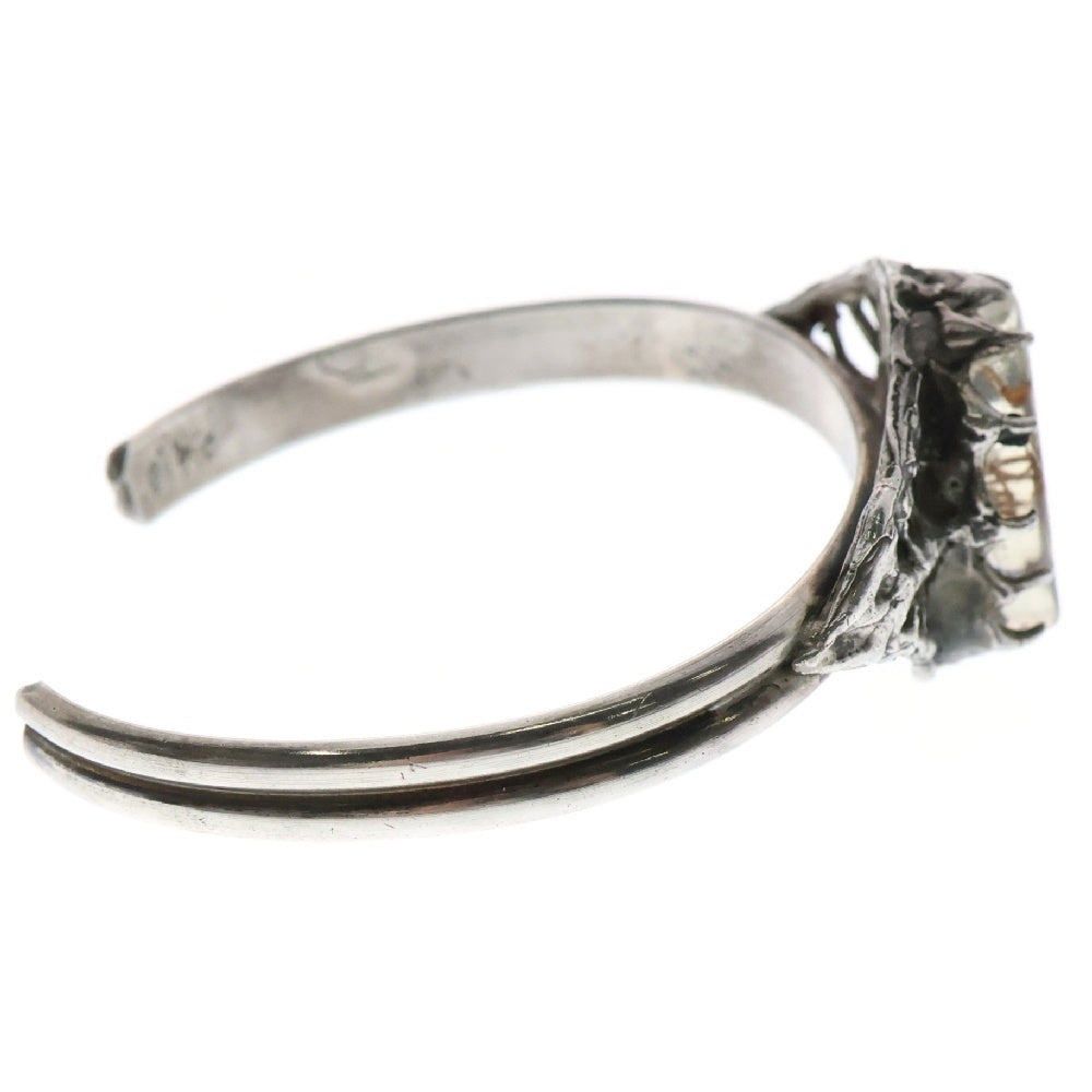 MFM(エムエフエム) HEX BANGLE ヘックス スパイダー バングル ブレスレット ホワイト/シルバー