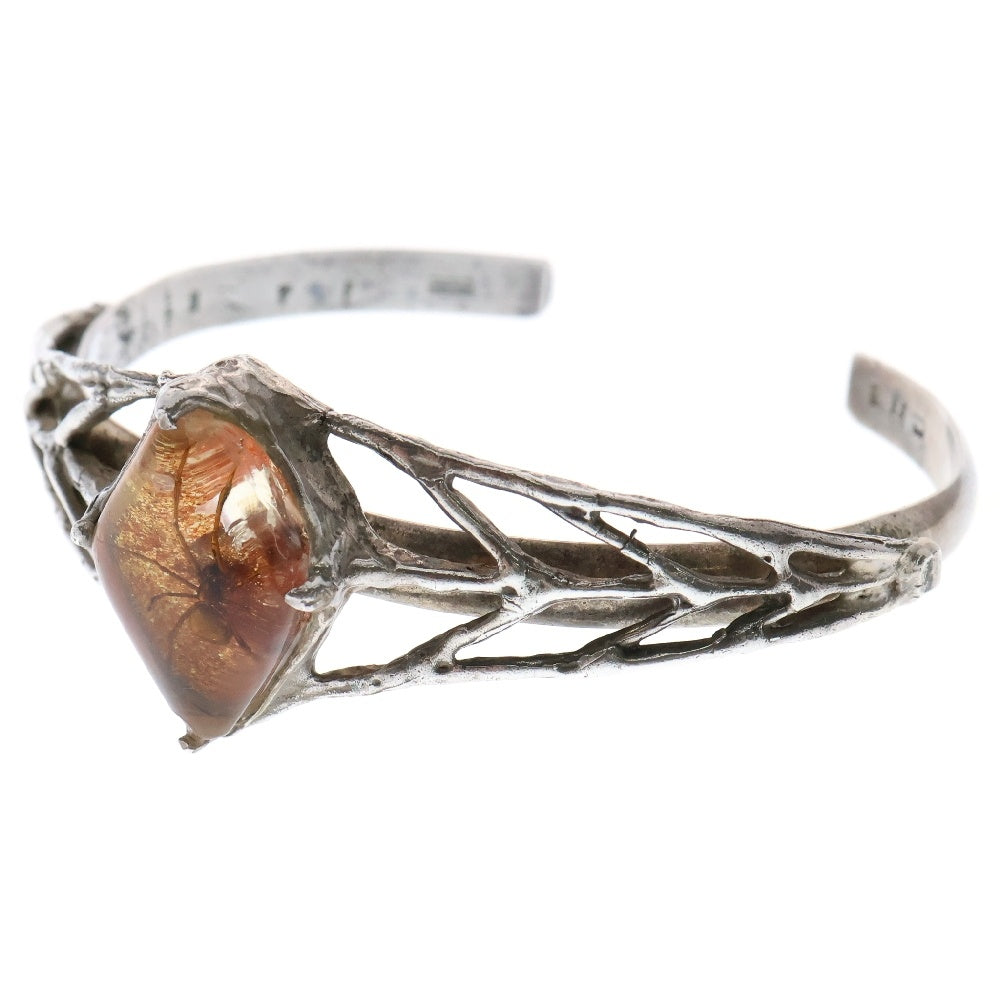 MFM(エムエフエム) DIA BANGLE ダイヤ スパイダー バングル ブレスレット オレンジ/シルバー