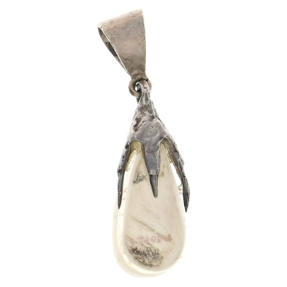 MFM(エムエフエム) TEAR DROP PENDANT NECKLACE ティアドロップ スパイダー ペンダントトップ ネックレス ホワイト/シルバー