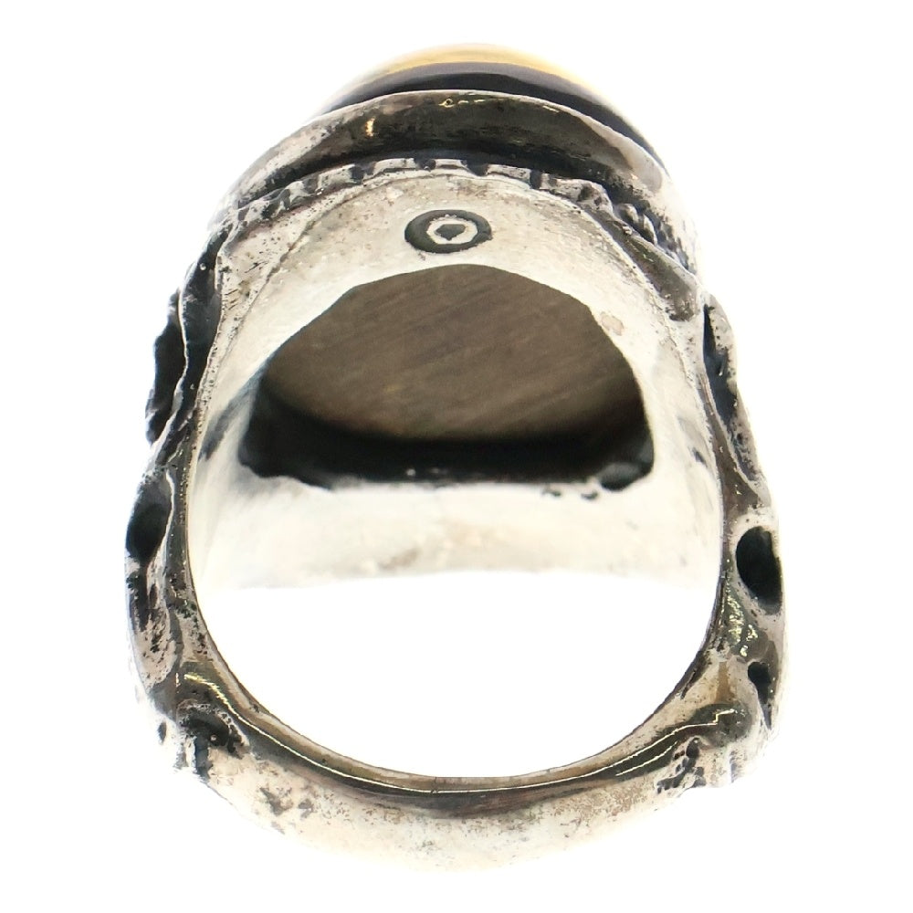 ALEX STREETER(アレックスストリーター) Angel Heart Ring エンジェルハート スティックスター リング 指輪 17.5号 ブラウン/シルバー