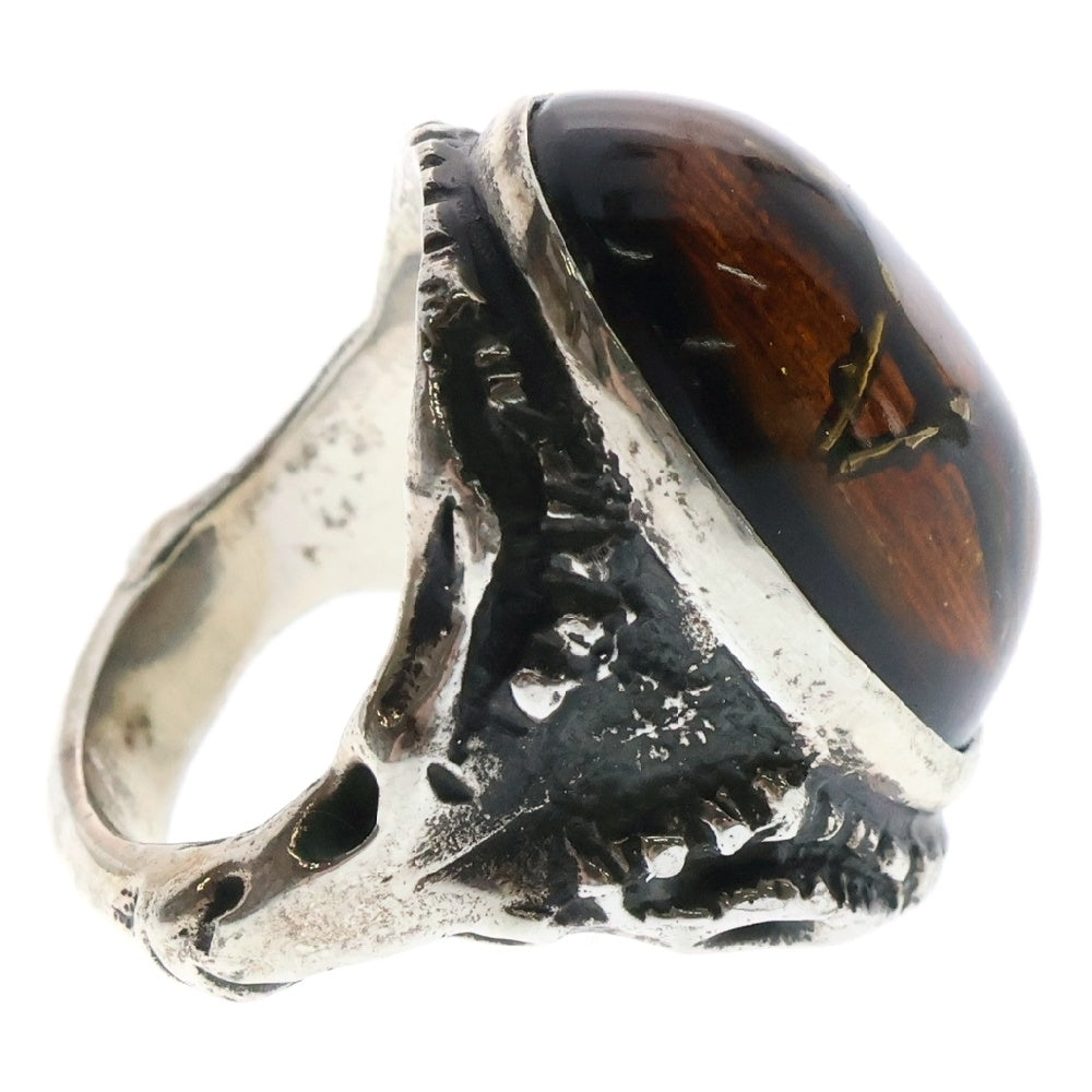ALEX STREETER(アレックスストリーター) Angel Heart Ring エンジェルハート スティックスター リング 指輪 17.5号 ブラウン/シルバー
