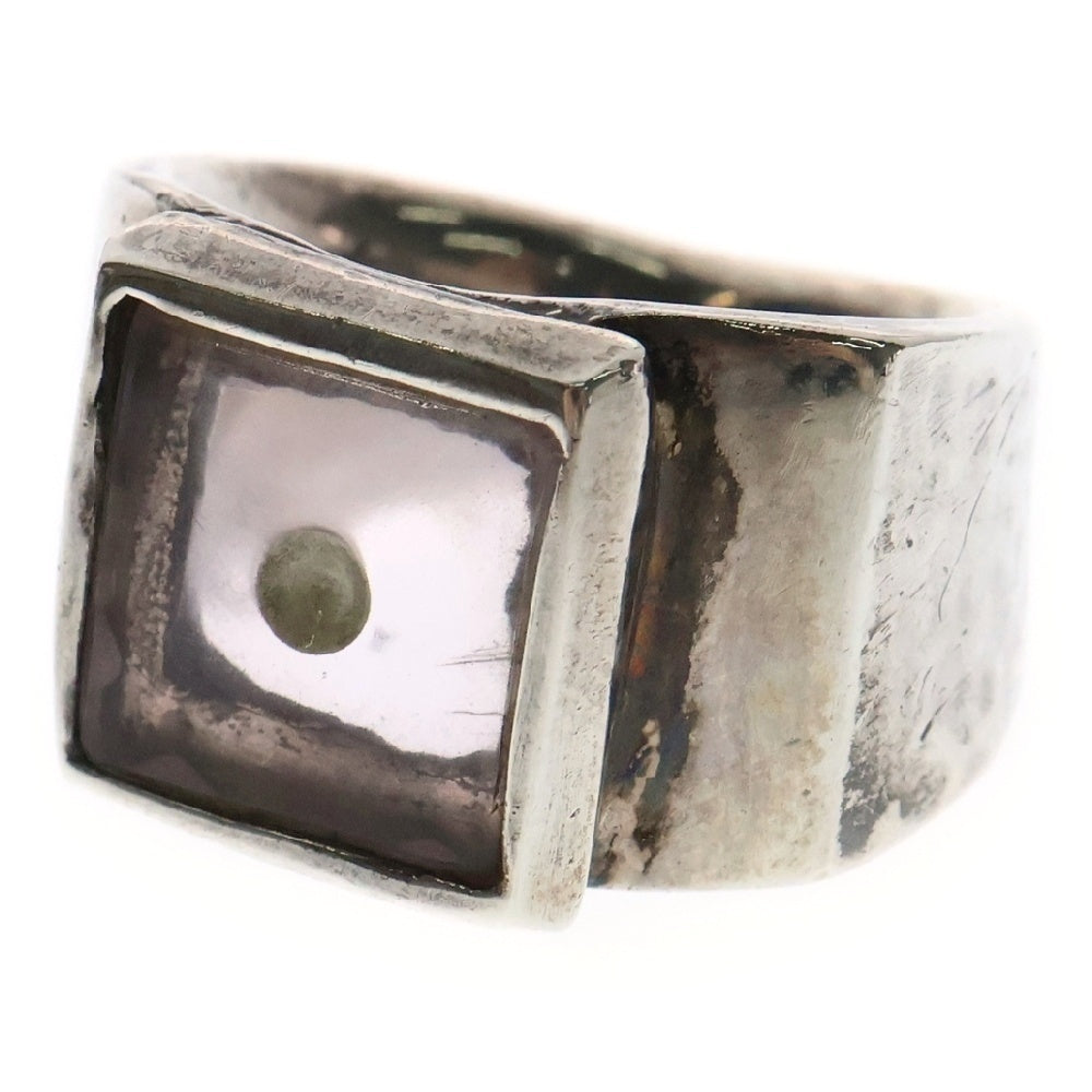 ALEX STREETER(アレックスストリーター) Lucky Dice Ring ラッキー ダイス スクエア リング 指輪 14号 ピンク/シルバー