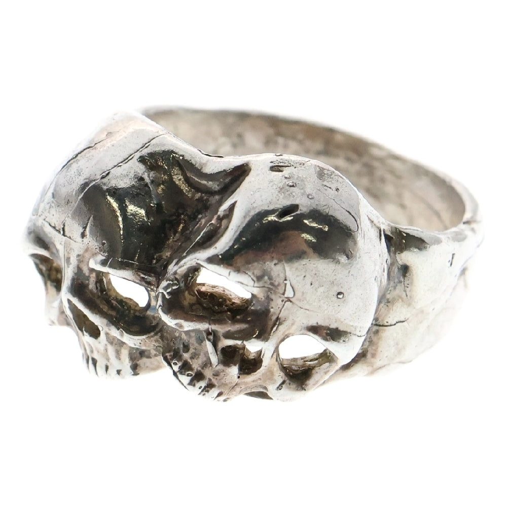 MFM(エムエフエム) 2 SKULL RING 2スカル リング 指輪 23号 シルバー