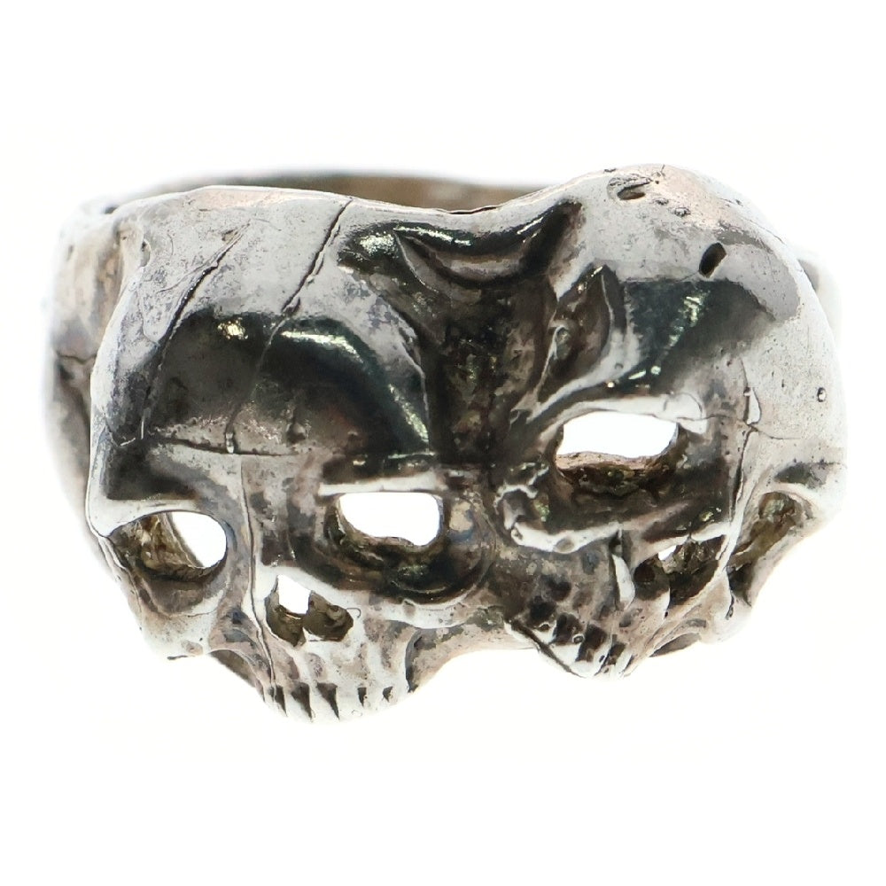 MFM(エムエフエム) 2 SKULL RING 2スカル リング 指輪 23号 シルバー