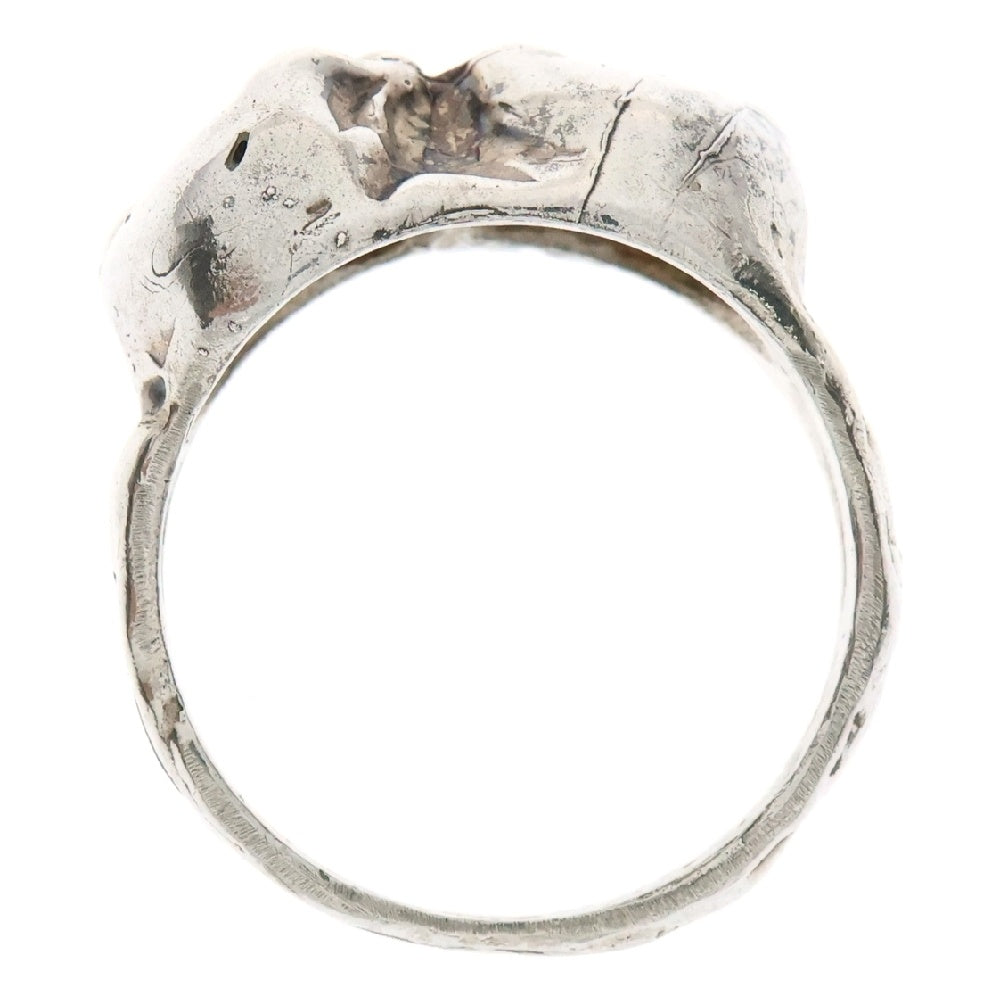 MFM(エムエフエム) 2 SKULL RING 2スカル リング 指輪 23号 シルバー