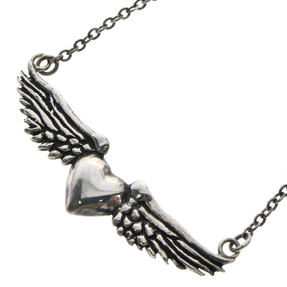 ALEX STREETER(アレックスストリーター) Flying Heart Necklace フライング ハート ネックレス シルバー
