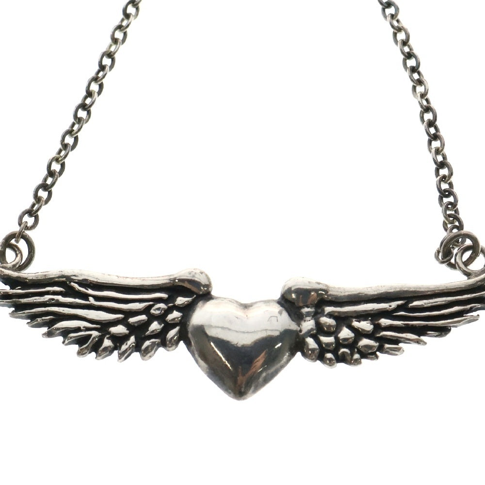 ALEX STREETER(アレックスストリーター) Flying Heart Necklace フライング ハート ネックレス シルバー