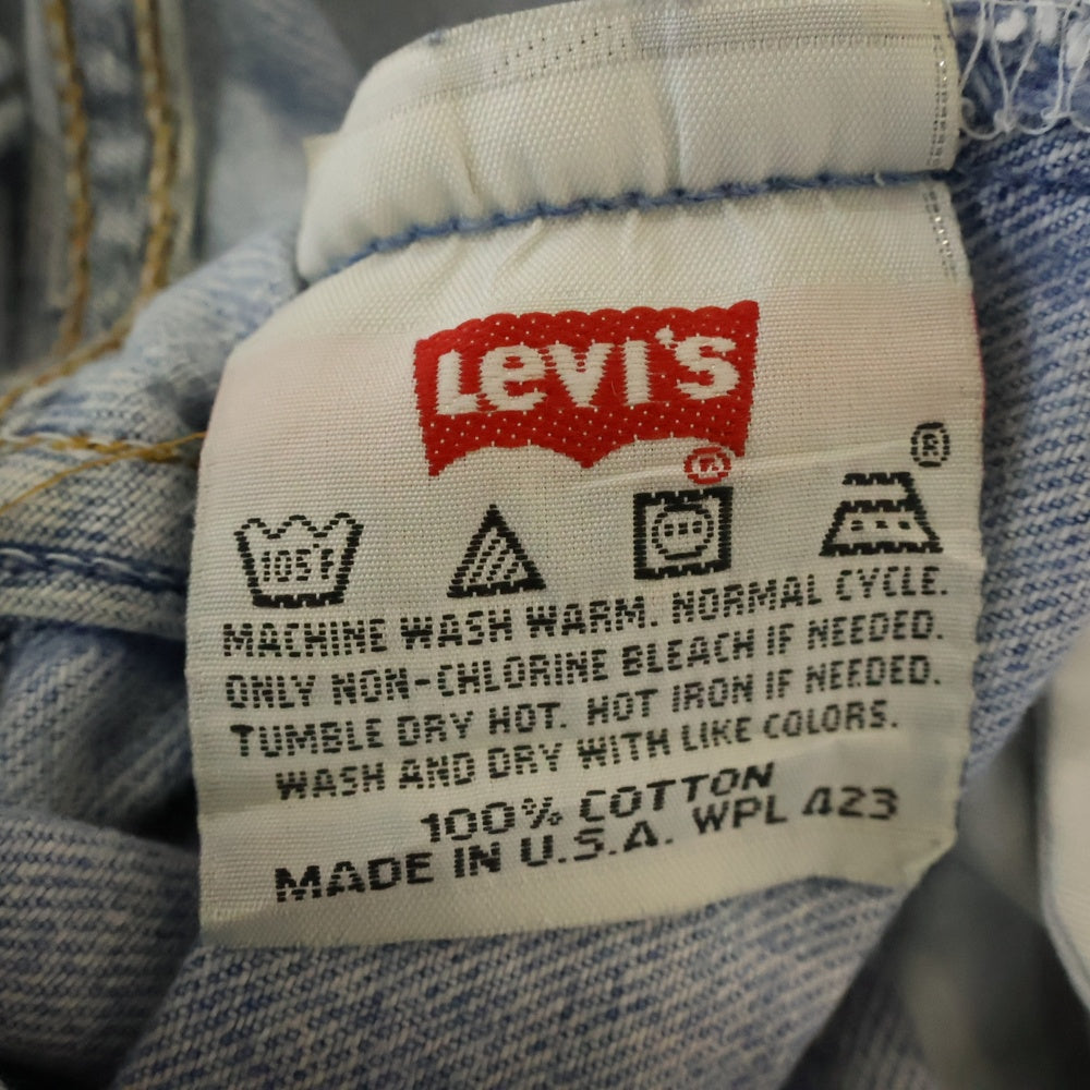 Levi's(リーバイス) 90S VINTAGE 501 66年復刻 ボタン裏544 米国製 ヴィンテージ ボタンフライ デニムパンツ インディゴ レディース 6501-0193