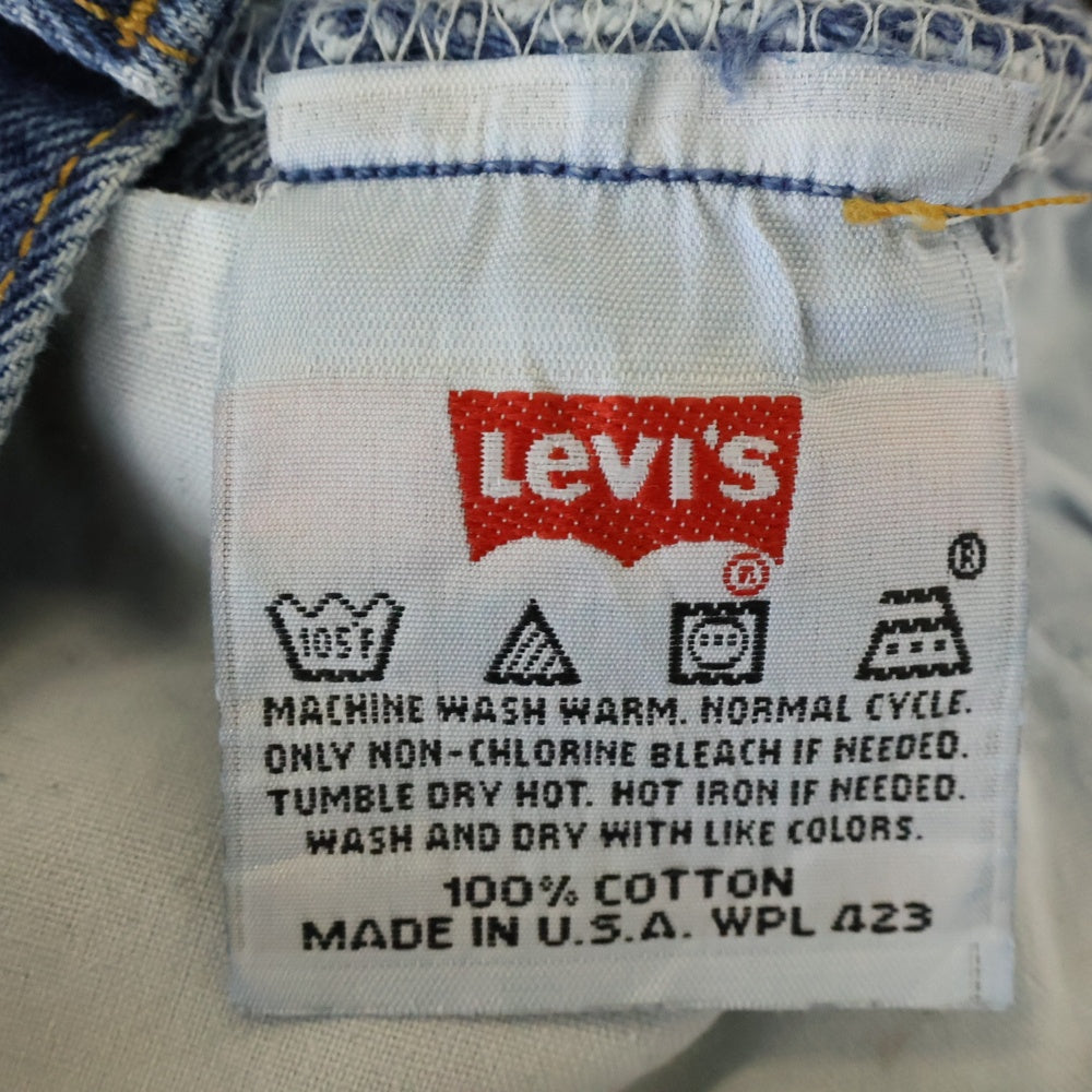 Levi's(リーバイス) 90S VINTAGE 501 66年復刻 ボタン裏544 米国製 ヴィンテージ ボタンフライ デニムパンツ インディゴ レディース 6501-0116