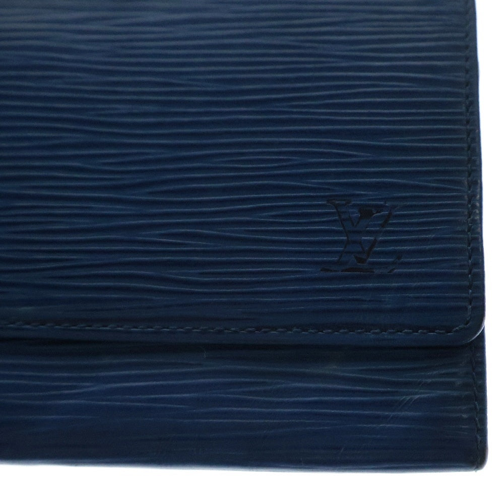 LOUIS VUITTON(ルイヴィトン) エピ ポルトトレゾール インターナショナル レザーウォレット M63385 ブルー