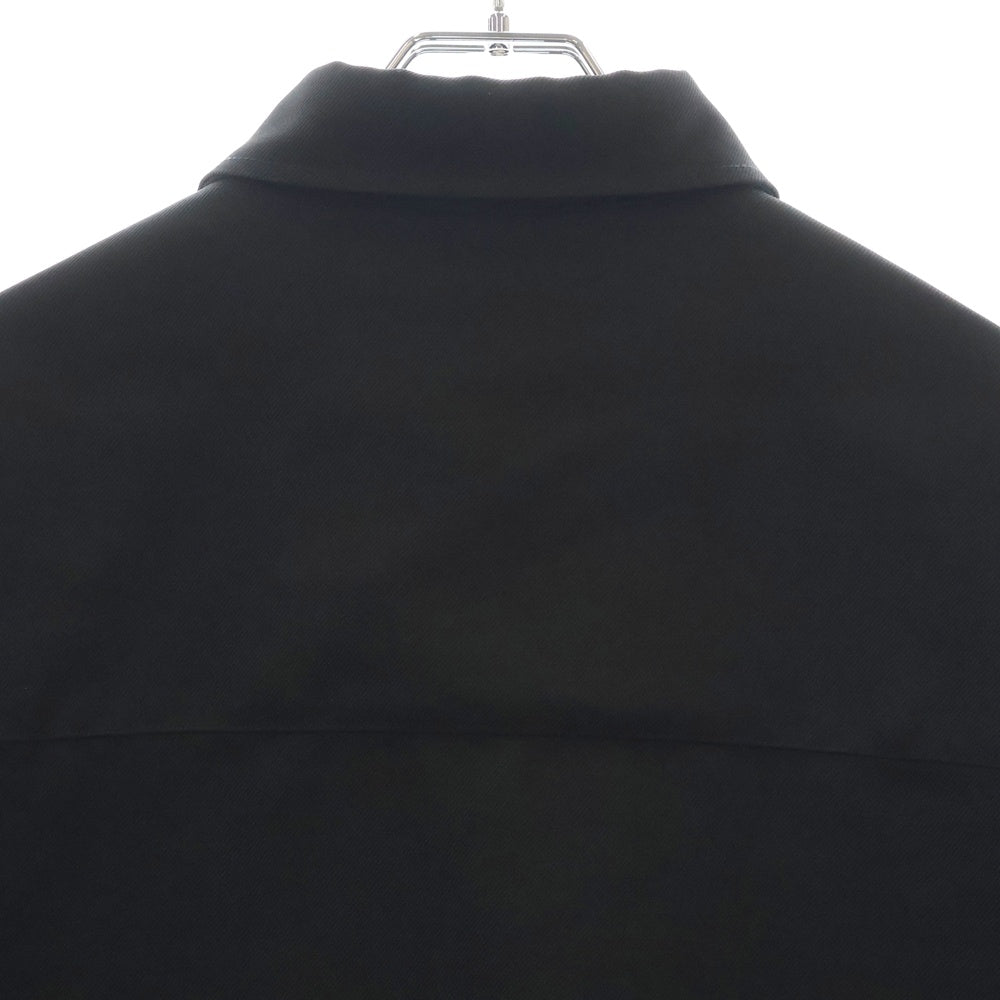 WILLY CHAVARRIA(ウィリーチャバリア) BIG WILLY LS SHIRT ビッグウィリー オーバーサイズ レギュラーカラー シャツジャケット ブラック