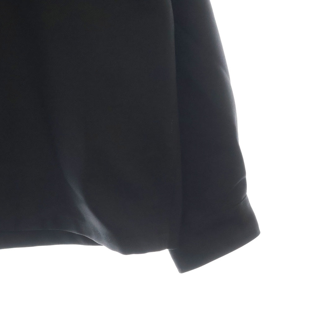 WILLY CHAVARRIA(ウィリーチャバリア) BIG WILLY LS SHIRT ビッグウィリー オーバーサイズ レギュラーカラー シャツジャケット ブラック