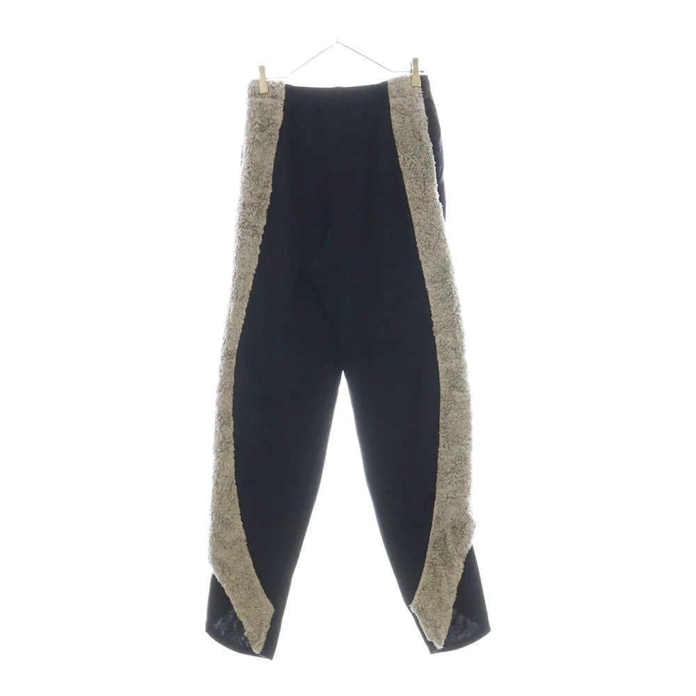 KIKO KOSTADINOV(キココスタディノフ) ボア切替 スラックスパンツ ブラック/グレー