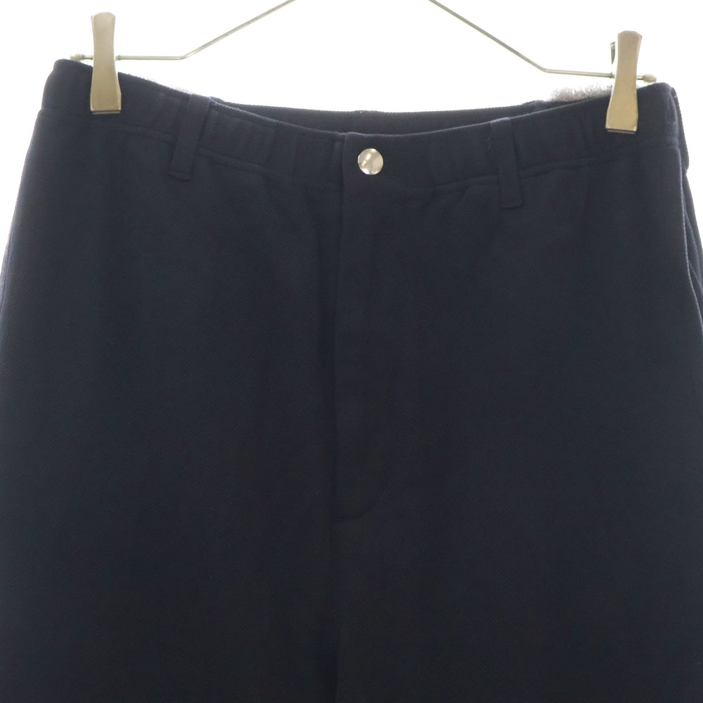 KIKO KOSTADINOV(キココスタディノフ) ボア切替 スラックスパンツ ブラック/グレー