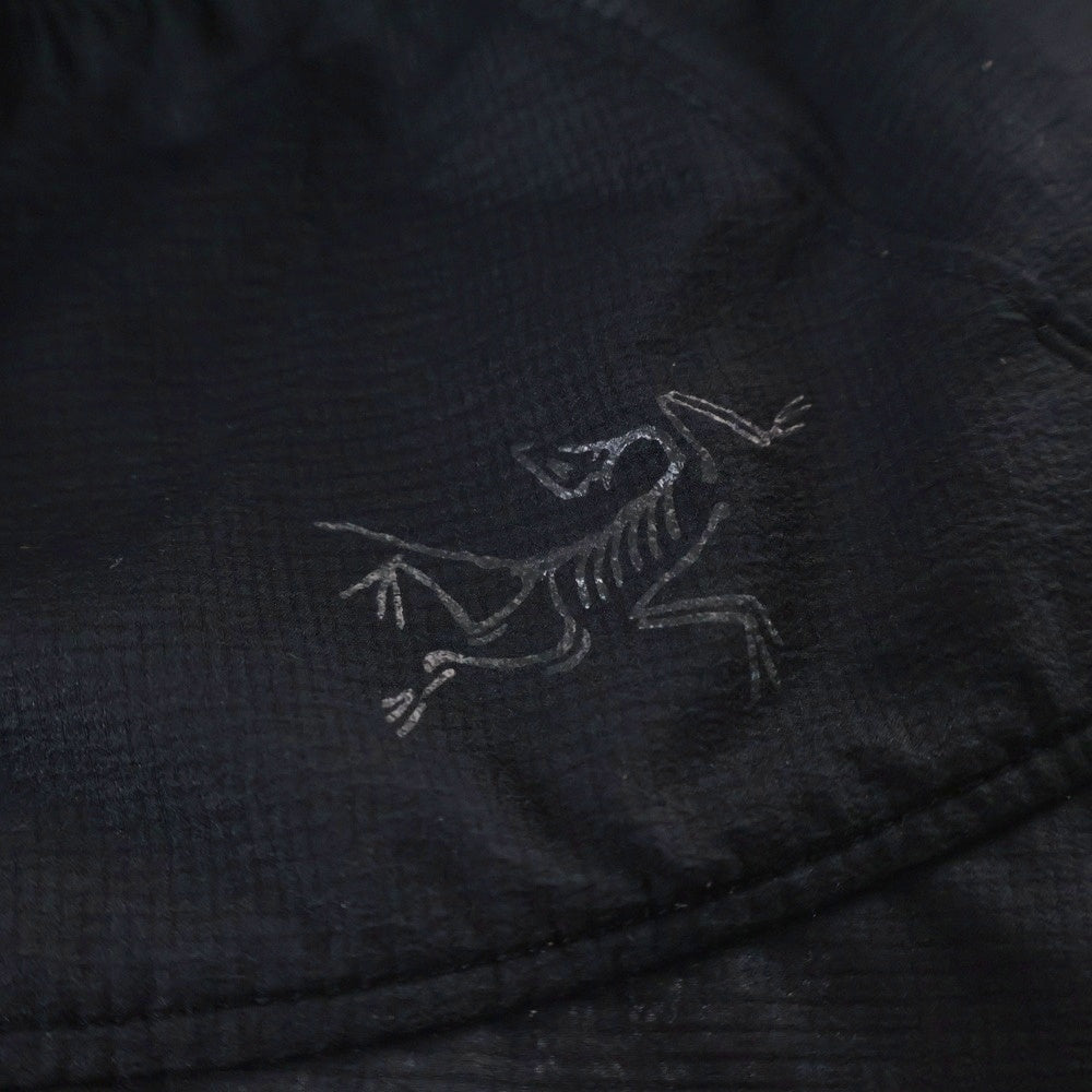 ARC'TERYX(アークテリクス) Aerios Bucket Hat エアリオス ロゴプリント ナイロン バケットハット ブラック X000007767